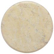 Tabletop Ø40x2.5 cm marble cream-coloured