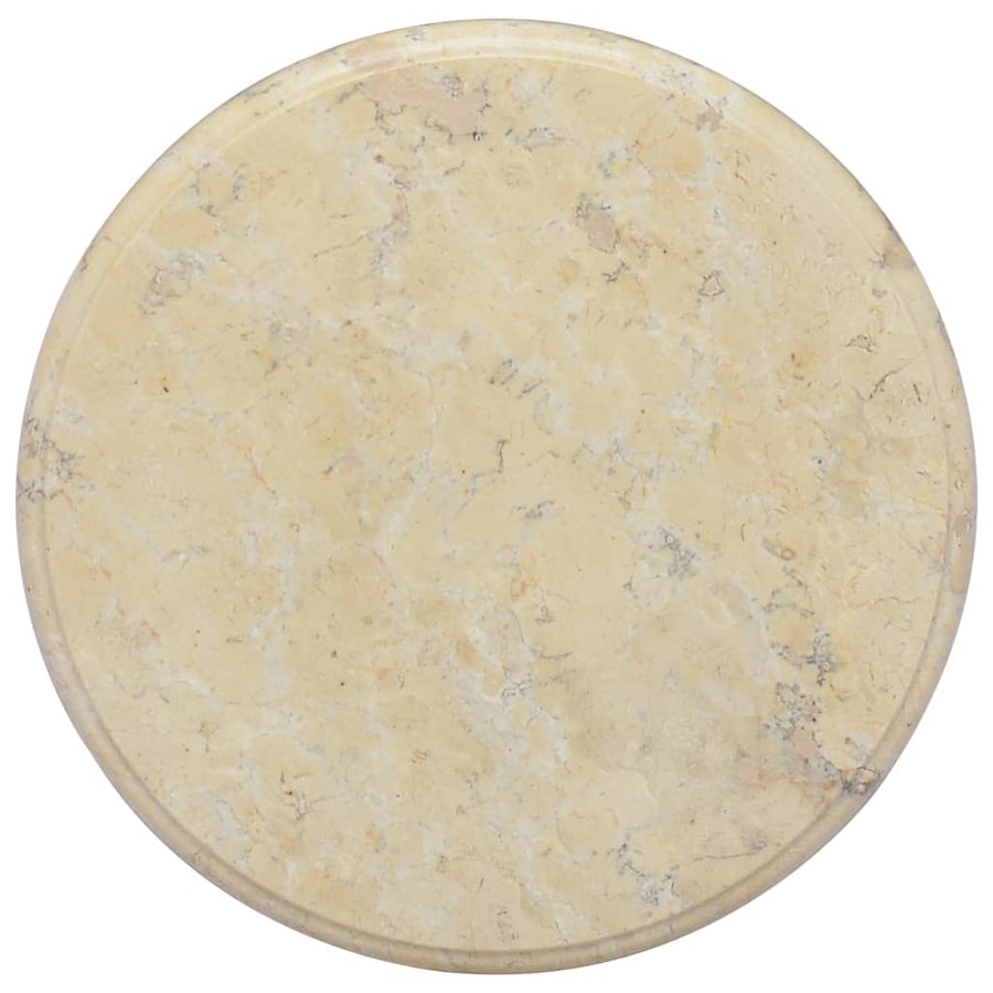 Tafelblad Ø40X2,5 Cm Marmer Kleurig Ø 40 x 2.5 cm Crème