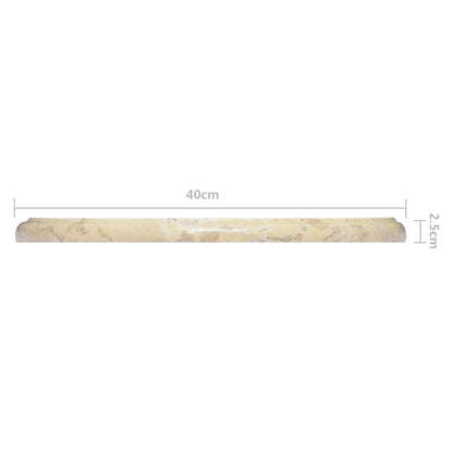 Tafelblad Ø40X2,5 Cm Marmer Kleurig Ø 40 x 2.5 cm Crème