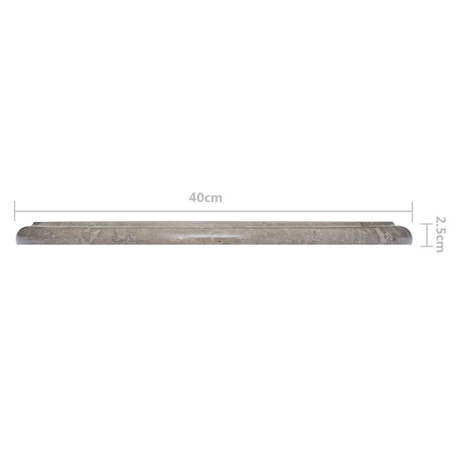 Tafelblad Ø40X2,5 Cm Marmer Ø 40 x 2.5 cm Grijs