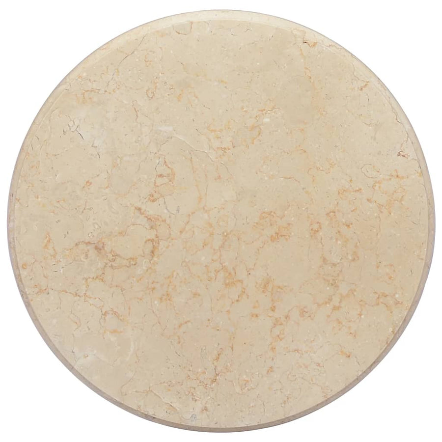 Tafelblad Ø50X2,5 Cm Marmer Kleurig Ø 50 x 2.5 cm Crème