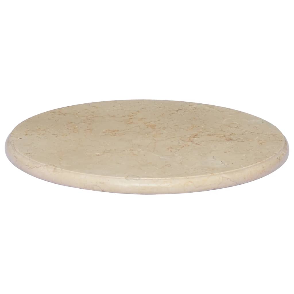Tafelblad Ø50X2,5 Cm Marmer Kleurig Ø 50 x 2.5 cm Crème