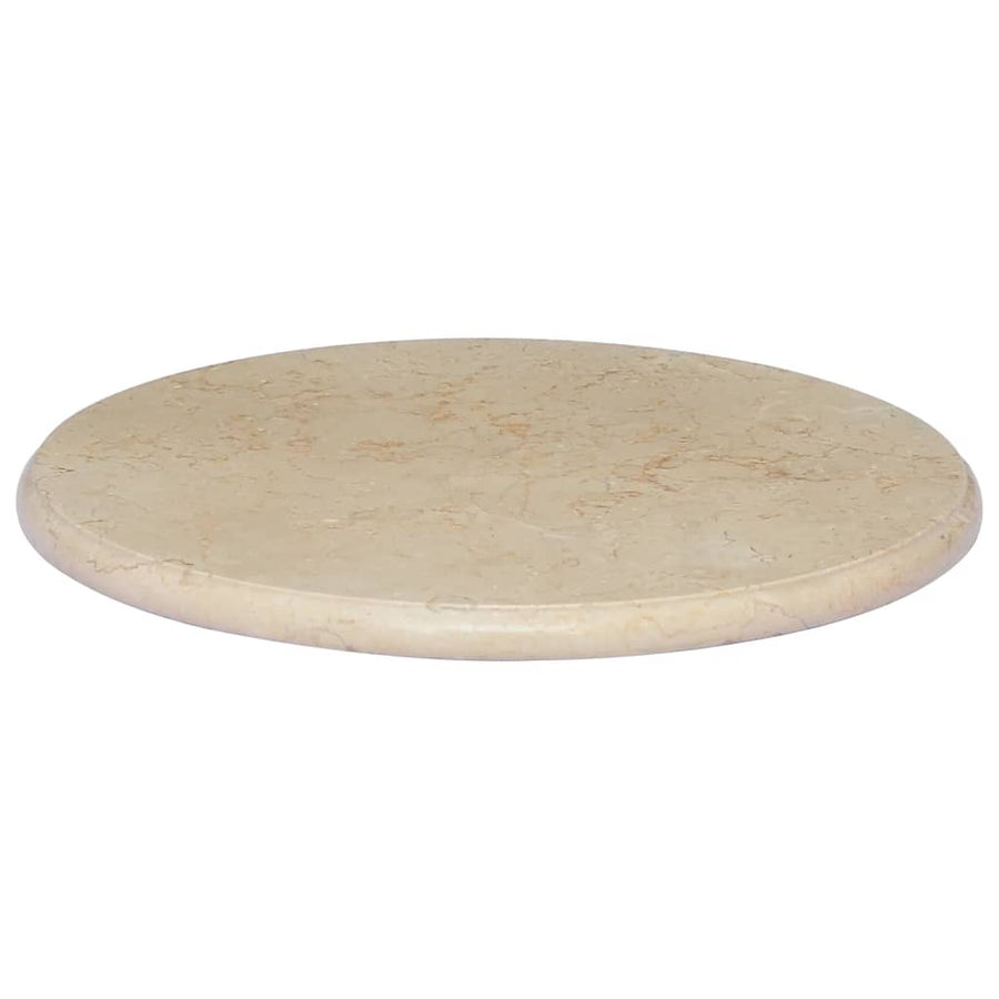 Tafelblad Ø50X2,5 Cm Marmer Kleurig Ø 50 x 2.5 cm Crème