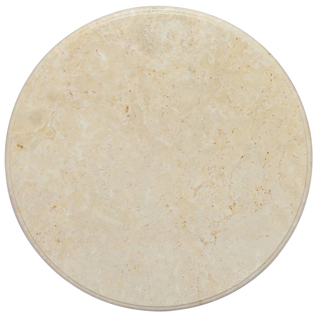 Tafelblad Ø60X2,5 Cm Marmer Kleurig Ø 60 x 2.5 cm Crème