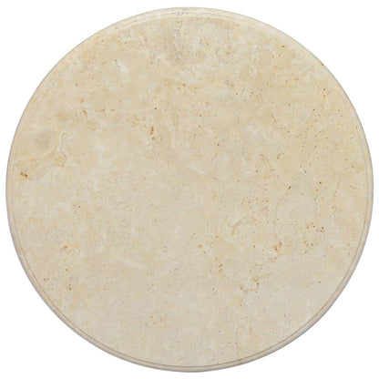 Tafelblad Ø60X2,5 Cm Marmer Kleurig Ø 60 x 2.5 cm Crème
