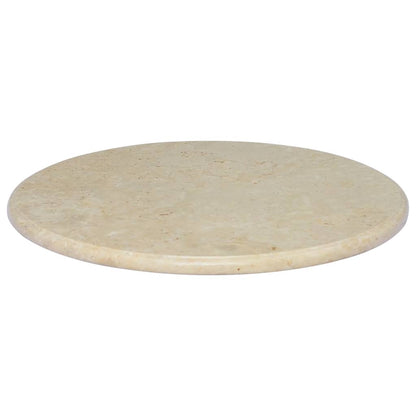 Tafelblad Ø60X2,5 Cm Marmer Kleurig Ø 60 x 2.5 cm Crème