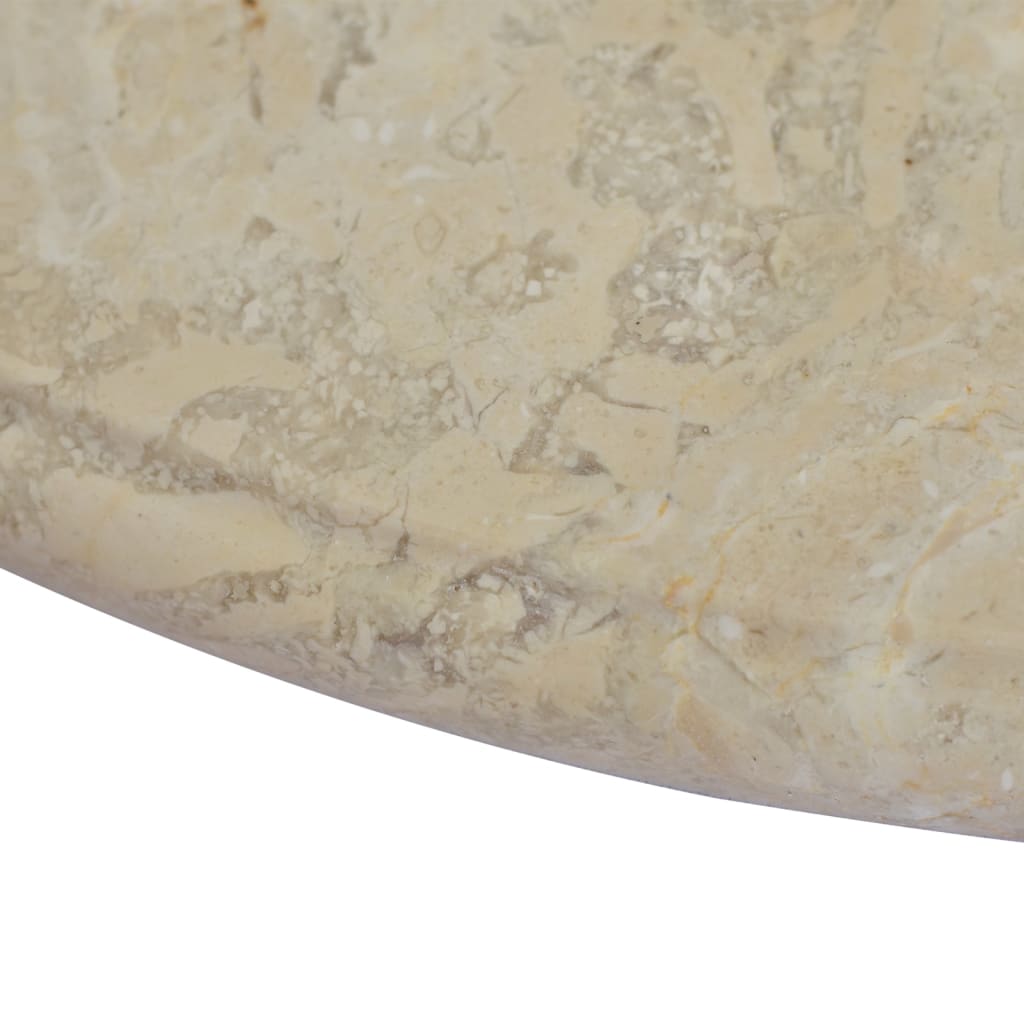 Tafelblad Ø60X2,5 Cm Marmer Kleurig Ø 60 x 2.5 cm Crème