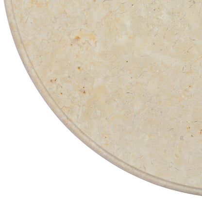 Tafelblad Ø60X2,5 Cm Marmer Kleurig Ø 60 x 2.5 cm Crème