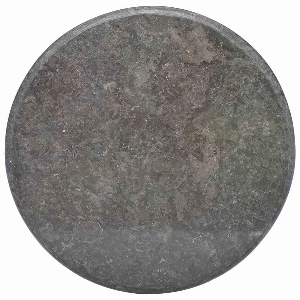 Tafelblad Ø60X2,5 Cm Marmer Ø 60 x 2.5 cm Zwart