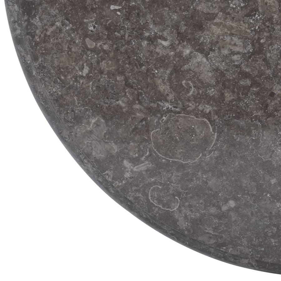 Tafelblad Ø60X2,5 Cm Marmer Ø 60 x 2.5 cm Zwart