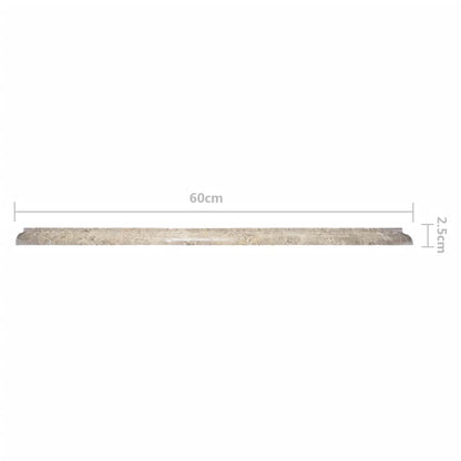 Tafelblad Ø60X2,5 Cm Marmer Ø 60 x 2.5 cm Grijs