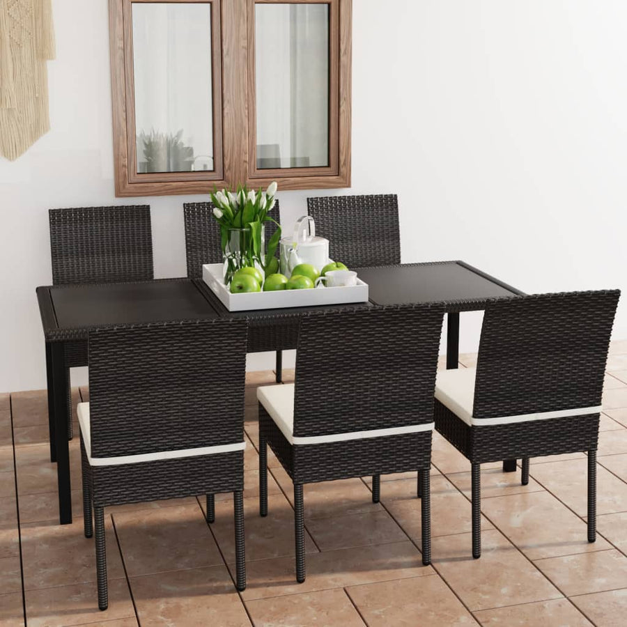 7-Delige Tuinset Poly Rattan 6