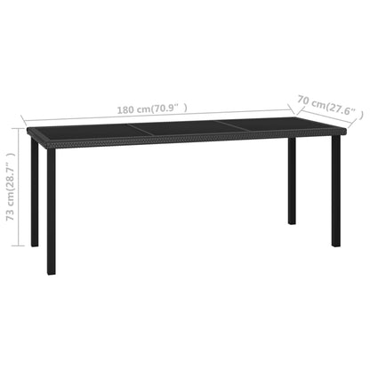 9-Delige Tuinset Poly Rattan 8
