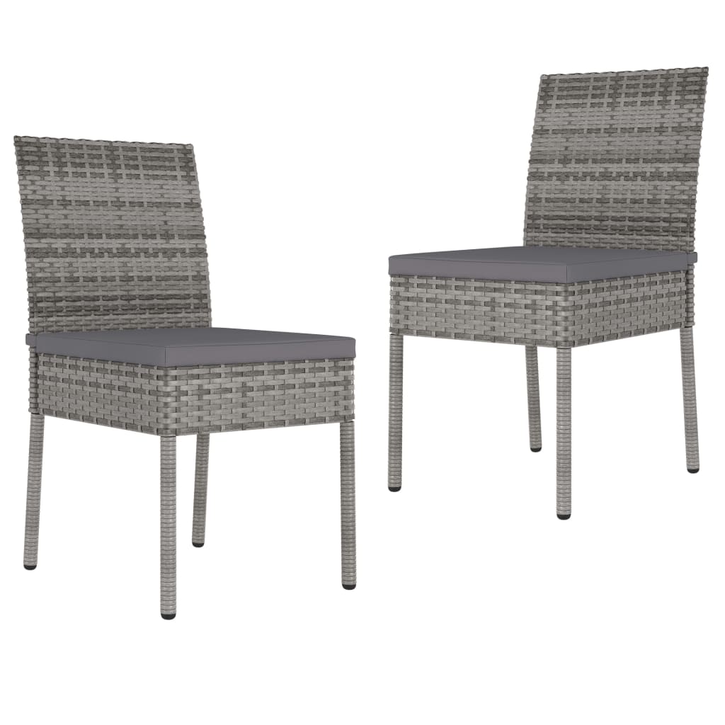 -Delige Tuinset Poly Rattan 3 Grijs