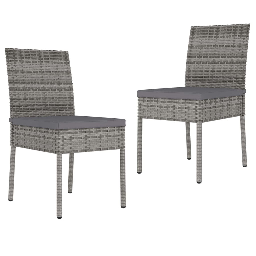 -Delige Tuinset Poly Rattan 3 Grijs