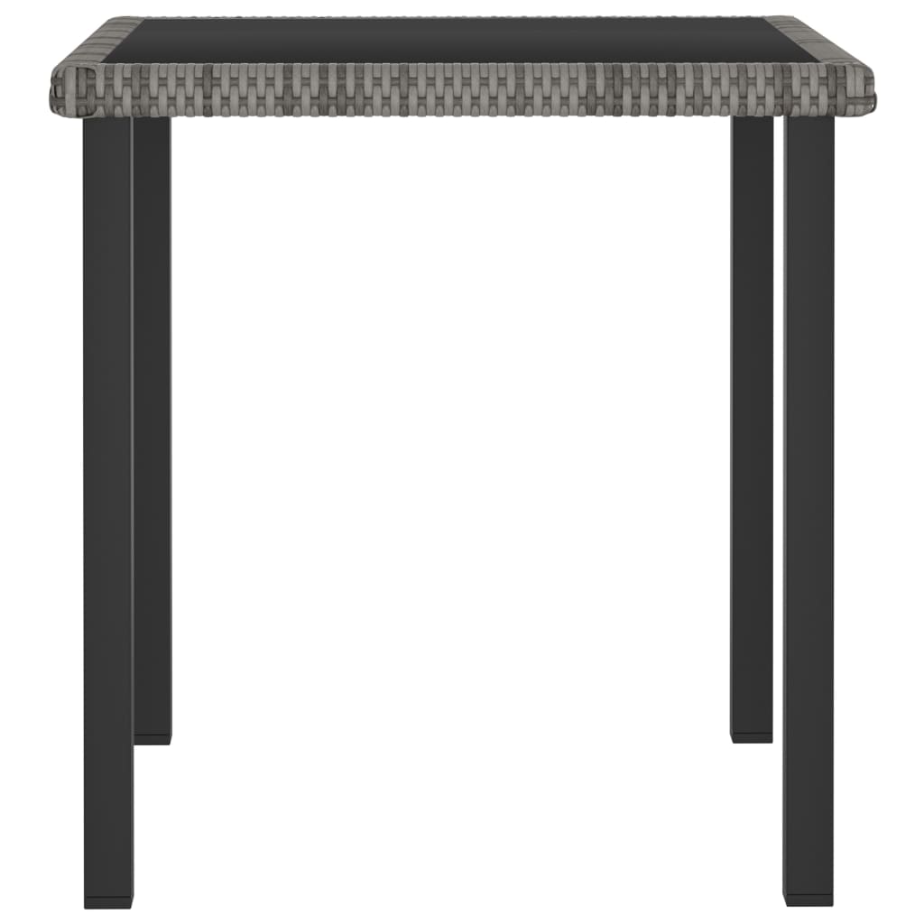 -Delige Tuinset Poly Rattan 5 Grijs