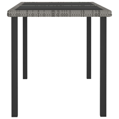 -Delige Tuinset Poly Rattan 5 Grijs