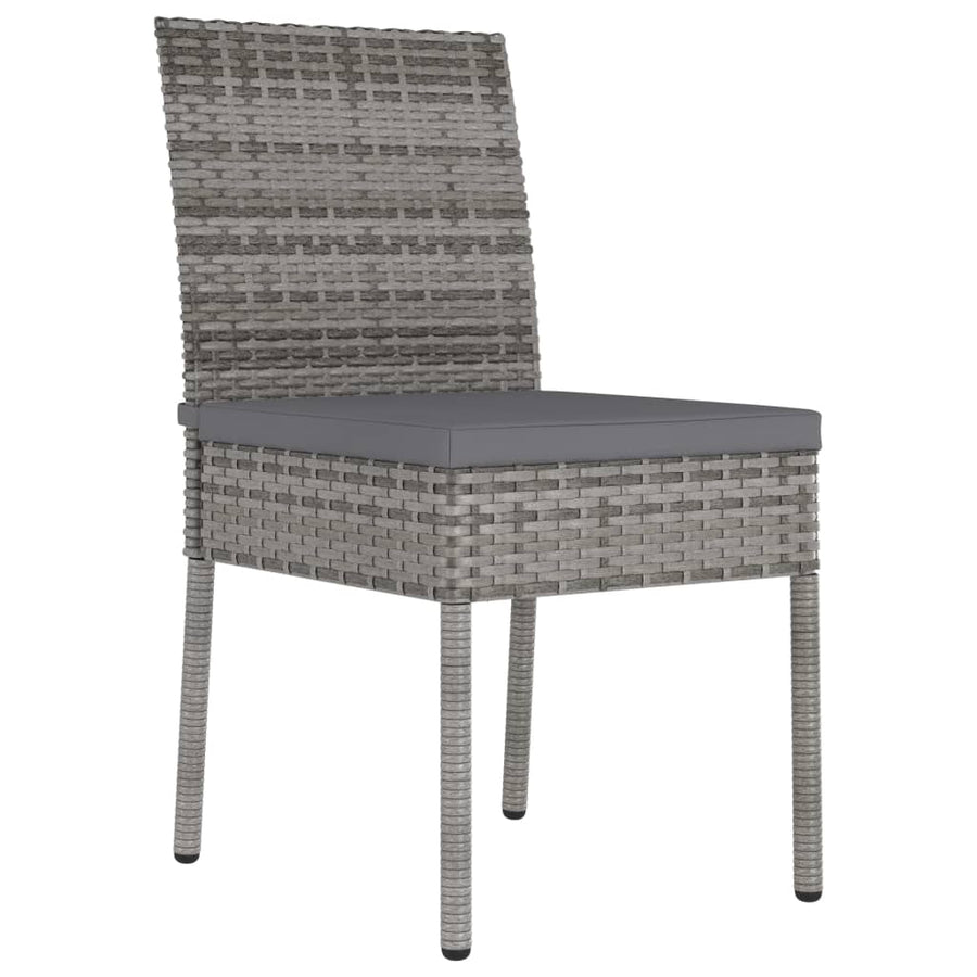 -Delige Tuinset Poly Rattan 7 Grijs