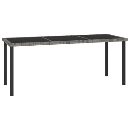 -Delige Tuinset Poly Rattan 9 Grijs