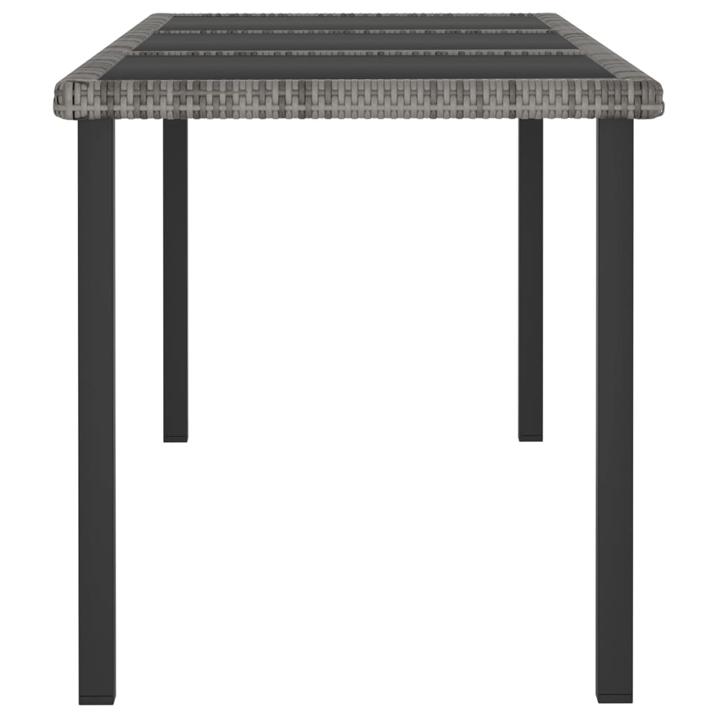 -Delige Tuinset Poly Rattan 9 Grijs