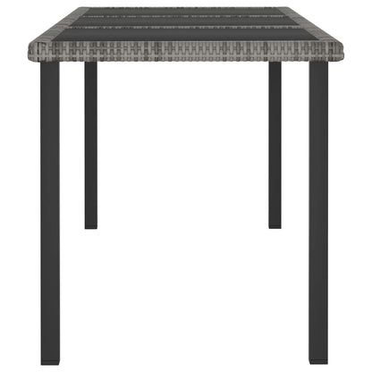 -Delige Tuinset Poly Rattan 9 Grijs