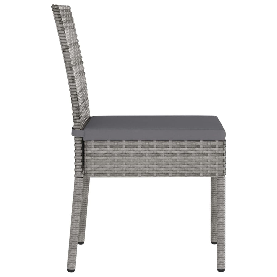 -Delige Tuinset Poly Rattan 9 Grijs