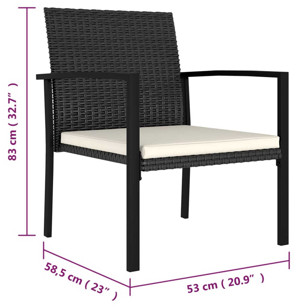 7-Delige Tuinset Poly Rattan 6