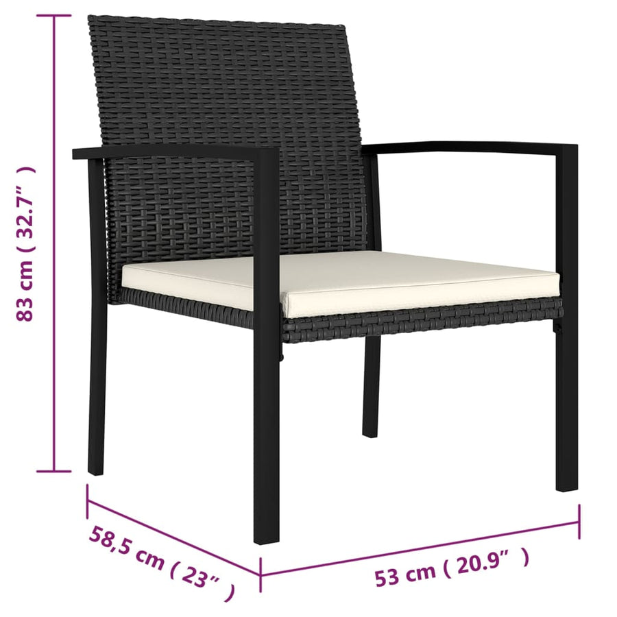 7-Delige Tuinset Poly Rattan 6