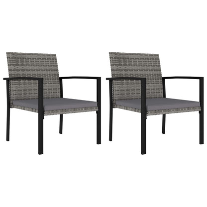 -Delige Tuinset Poly Rattan 3 Grijs