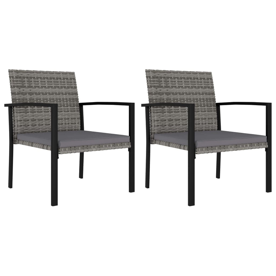 -Delige Tuinset Poly Rattan 3 Grijs