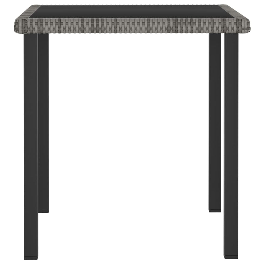 -Delige Tuinset Poly Rattan 5 Grijs