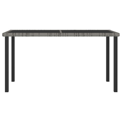 -Delige Tuinset Poly Rattan 5 Grijs