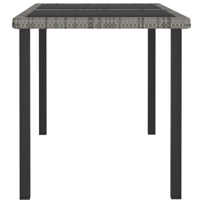 -Delige Tuinset Poly Rattan 5 Grijs