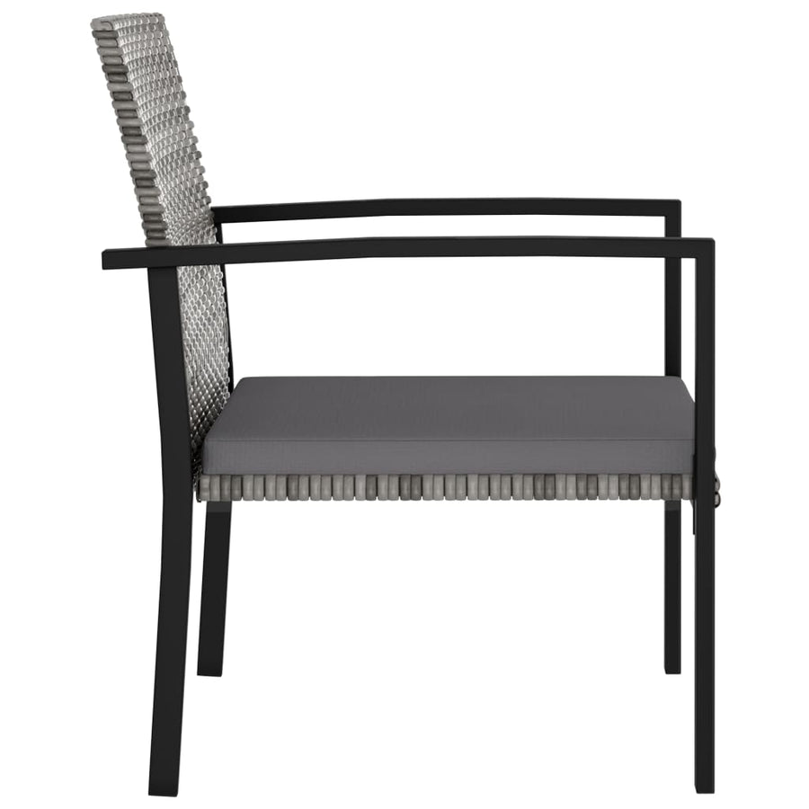 -Delige Tuinset Poly Rattan 5 Grijs