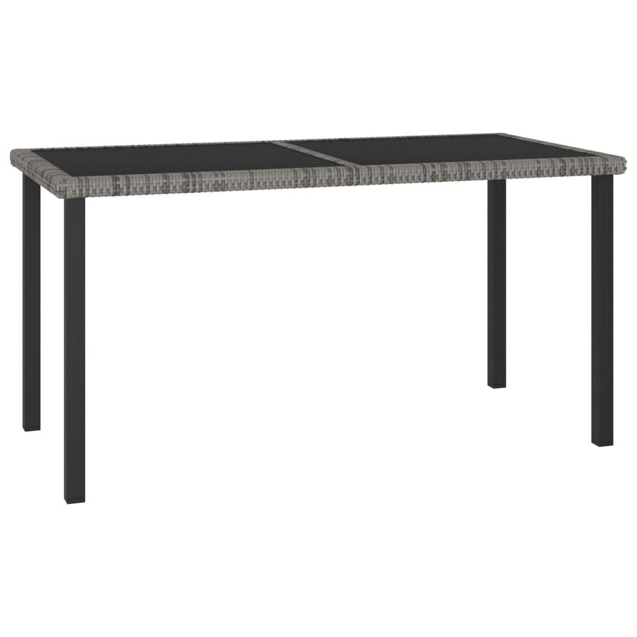 -Delige Tuinset Poly Rattan 7 Grijs