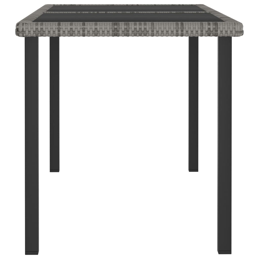 -Delige Tuinset Poly Rattan 7 Grijs
