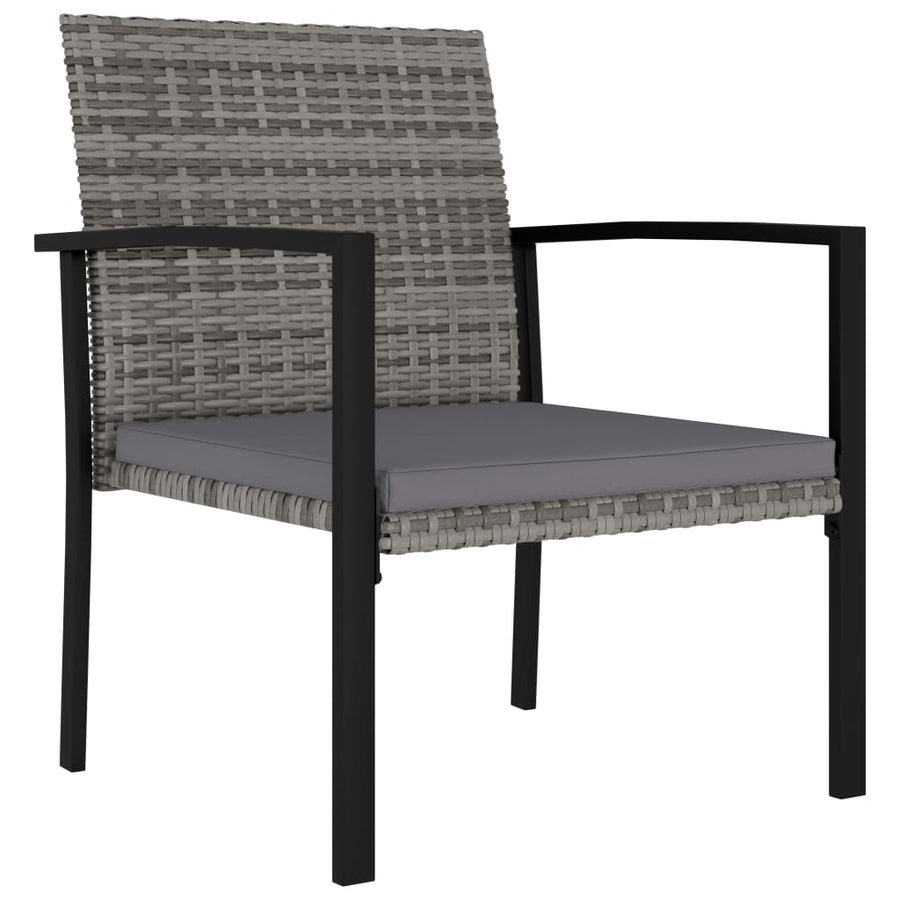 -Delige Tuinset Poly Rattan 7 Grijs