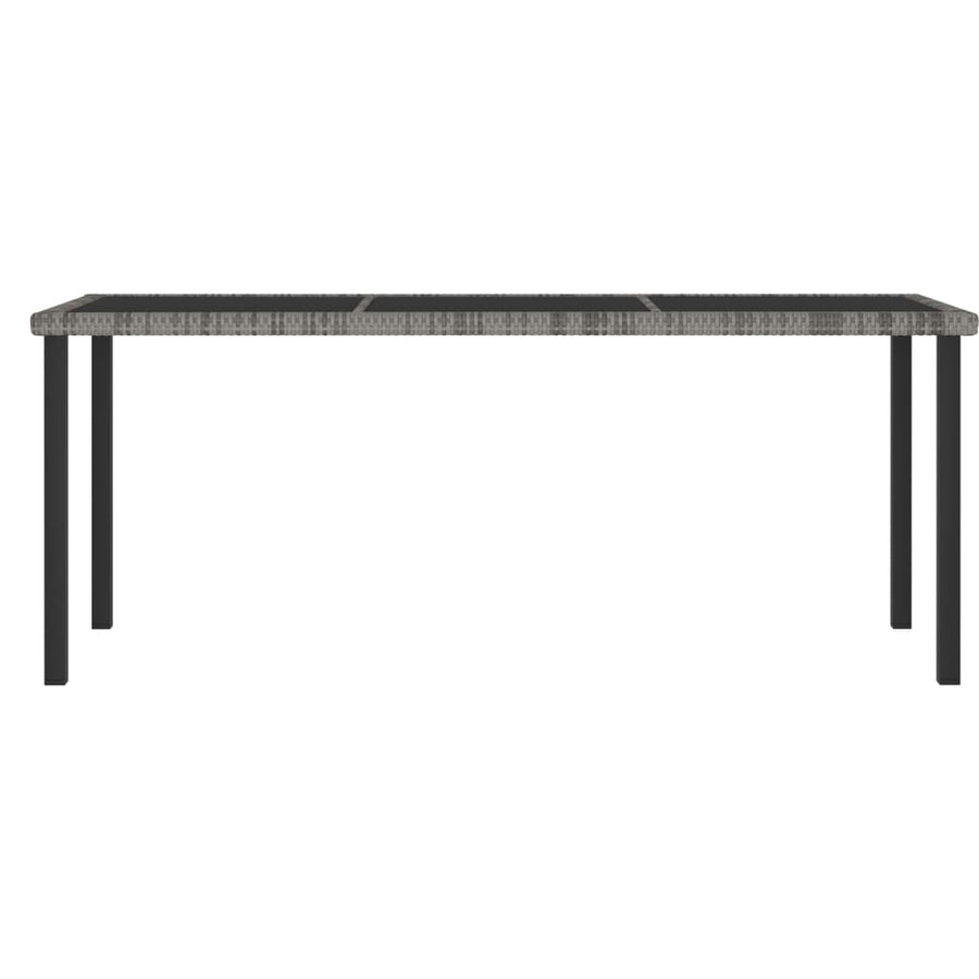 -Delige Tuinset Poly Rattan 7 Grijs