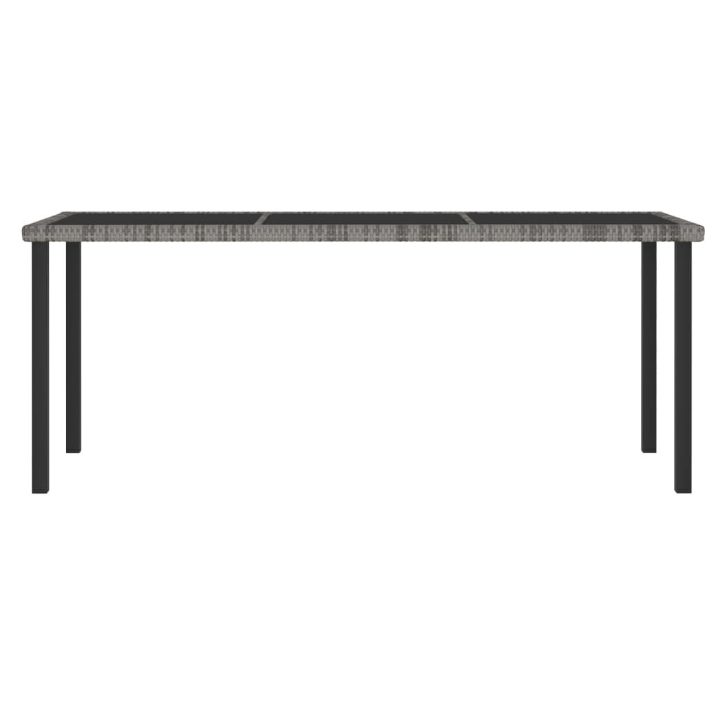 -Delige Tuinset Poly Rattan 9 Grijs