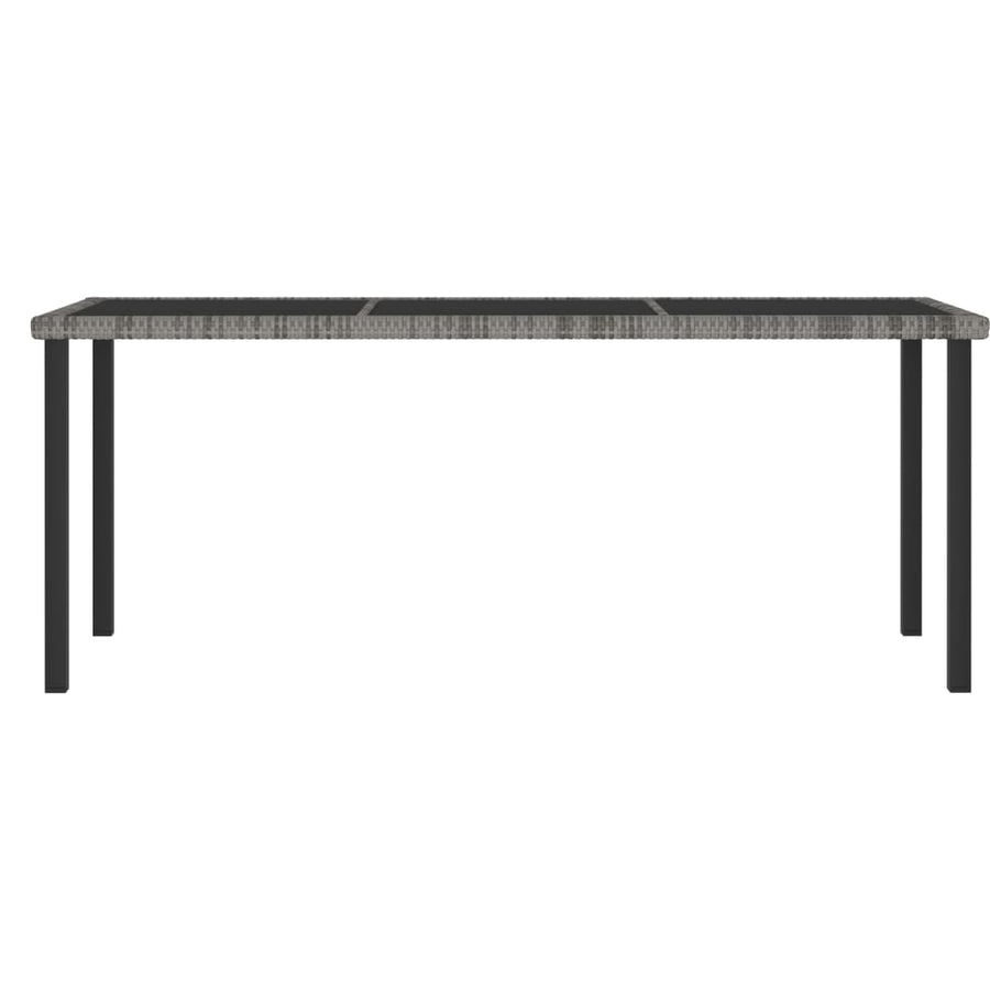 -Delige Tuinset Poly Rattan 9 Grijs