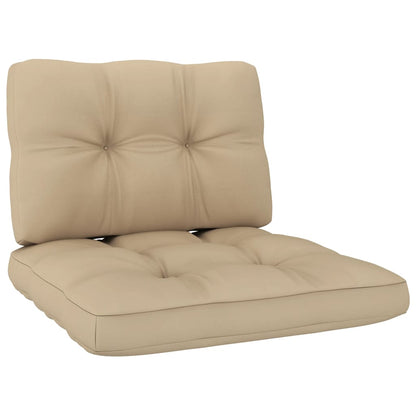 Tuinstoel Met Kussens Geïmpregneerd Grenenhout Beige