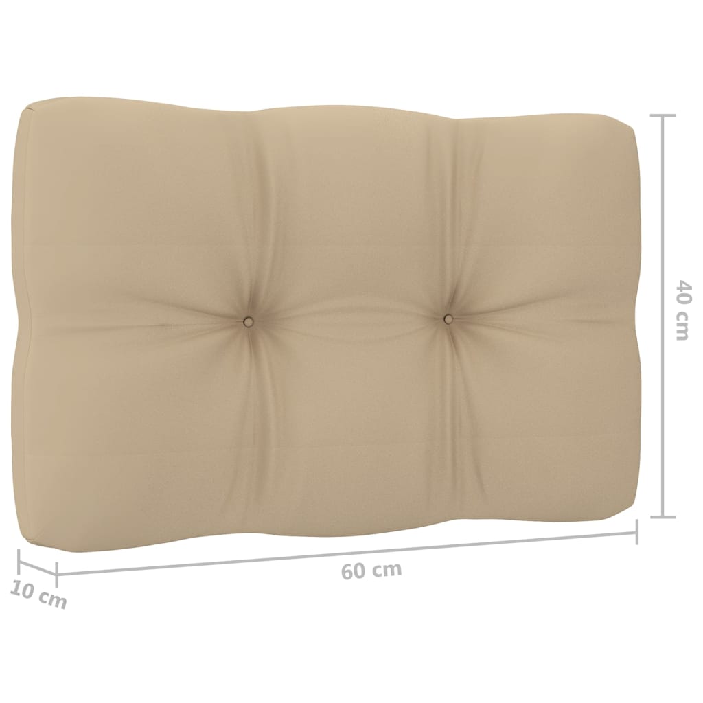Tuinstoel Met Kussens Geïmpregneerd Grenenhout Beige