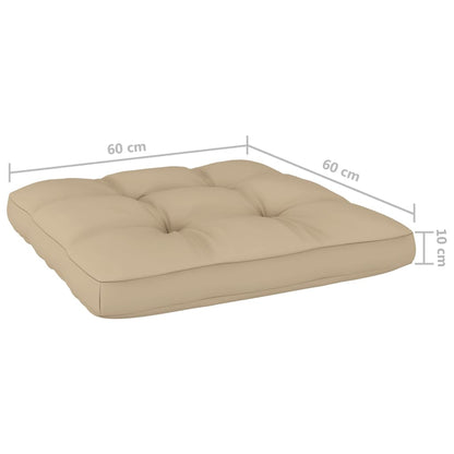 Tuinstoel Met Kussens Geïmpregneerd Grenenhout Beige