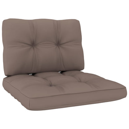 Tuinstoel Met Kussens Geïmpregneerd Grenenhout Taupe