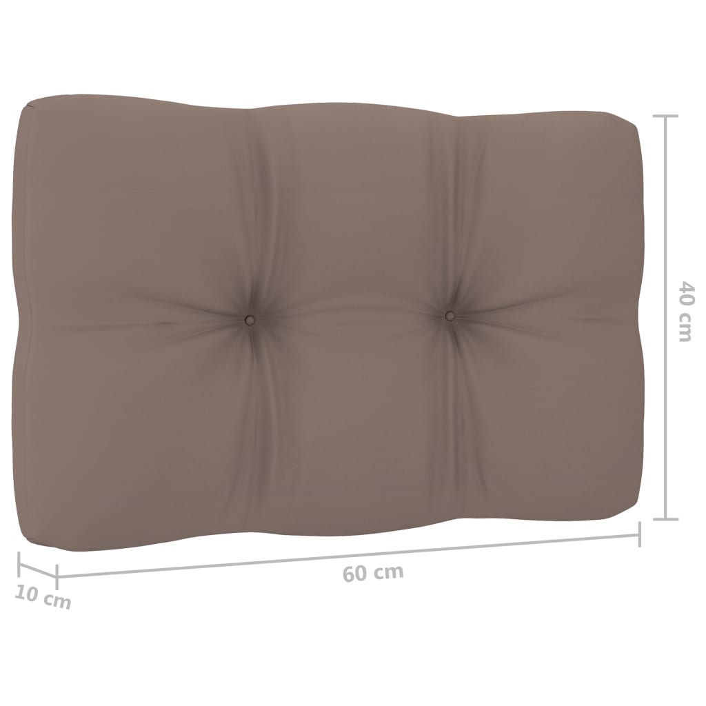 Tuinstoel Met Kussens Geïmpregneerd Grenenhout Taupe