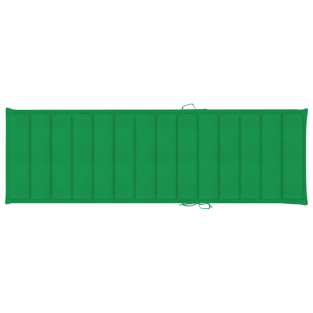 Ligbed Met Kussen Geïmpregneerd Grenenhout Groen