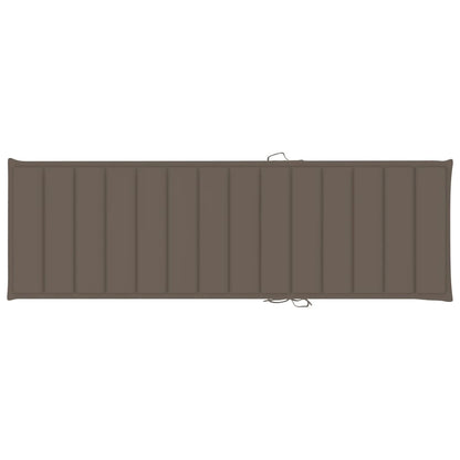 Ligbed Met Kussen Geïmpregneerd Grenenhout Taupe