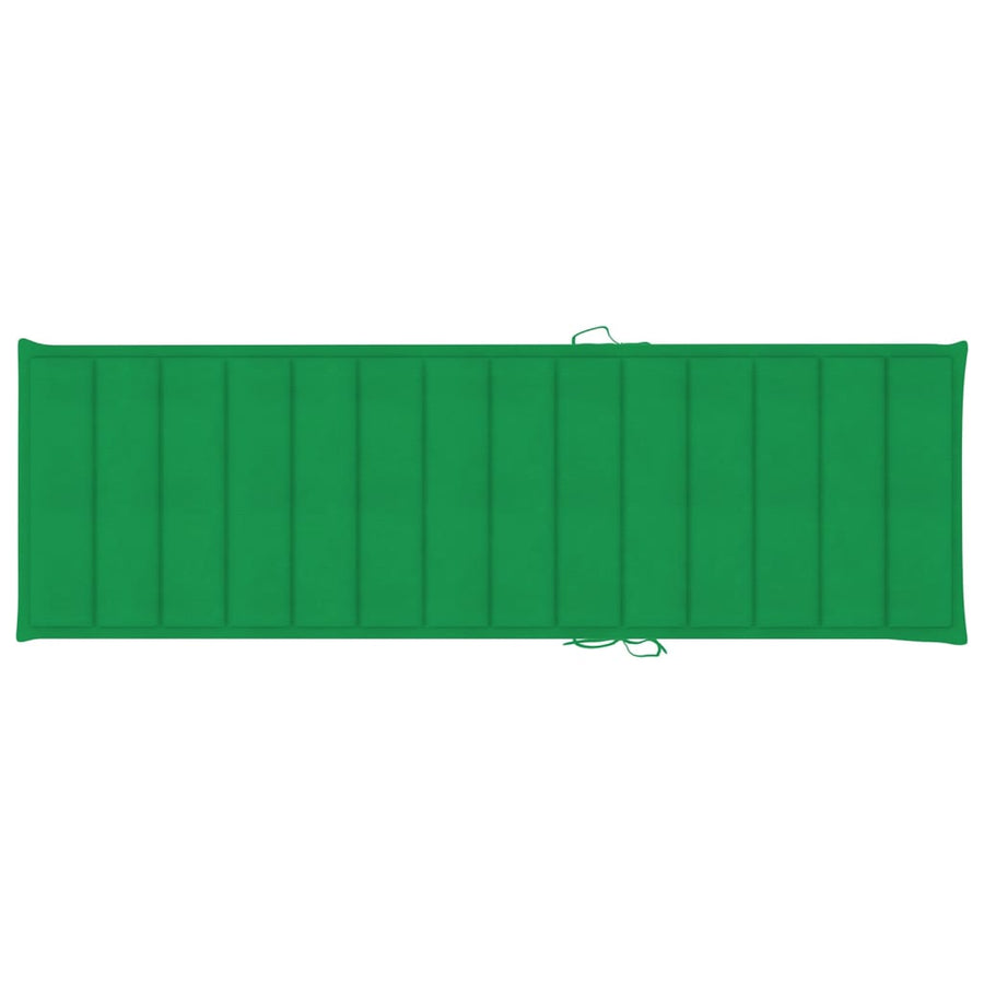 Ligbed Met Tafeltje En Kussen Geïmpregneerd Grenenhout Groen