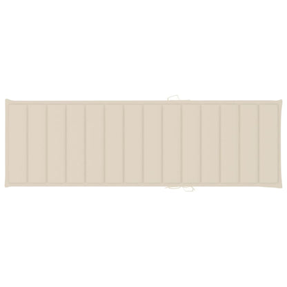 Ligbed Tweepersoons Met Kussens Geïmpregneerd Grenenhout Crème