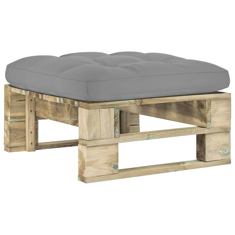Tuin Pallet Geïmpregneerd Grenenhout Grijs